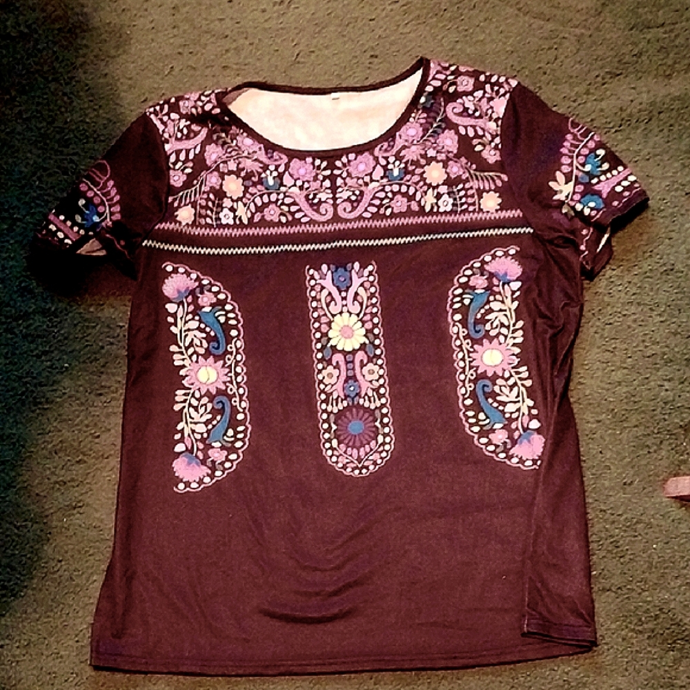 Vibrant Print T-Shirt